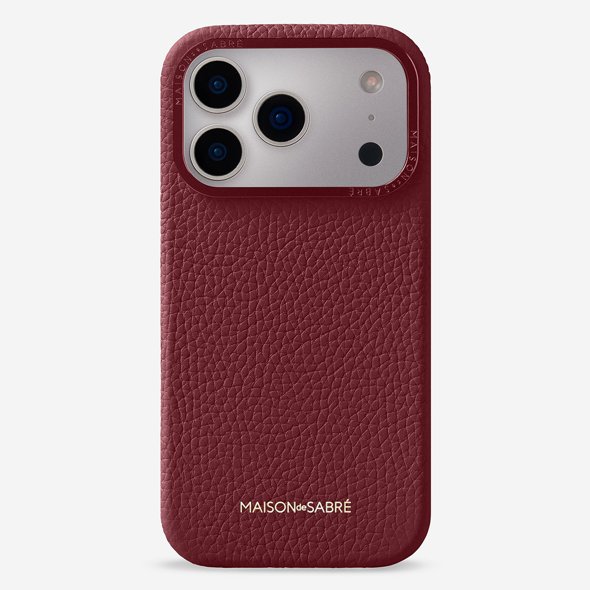 iPhone 17 Pro Max Case - Plum Red – MAISON de SABRÉ