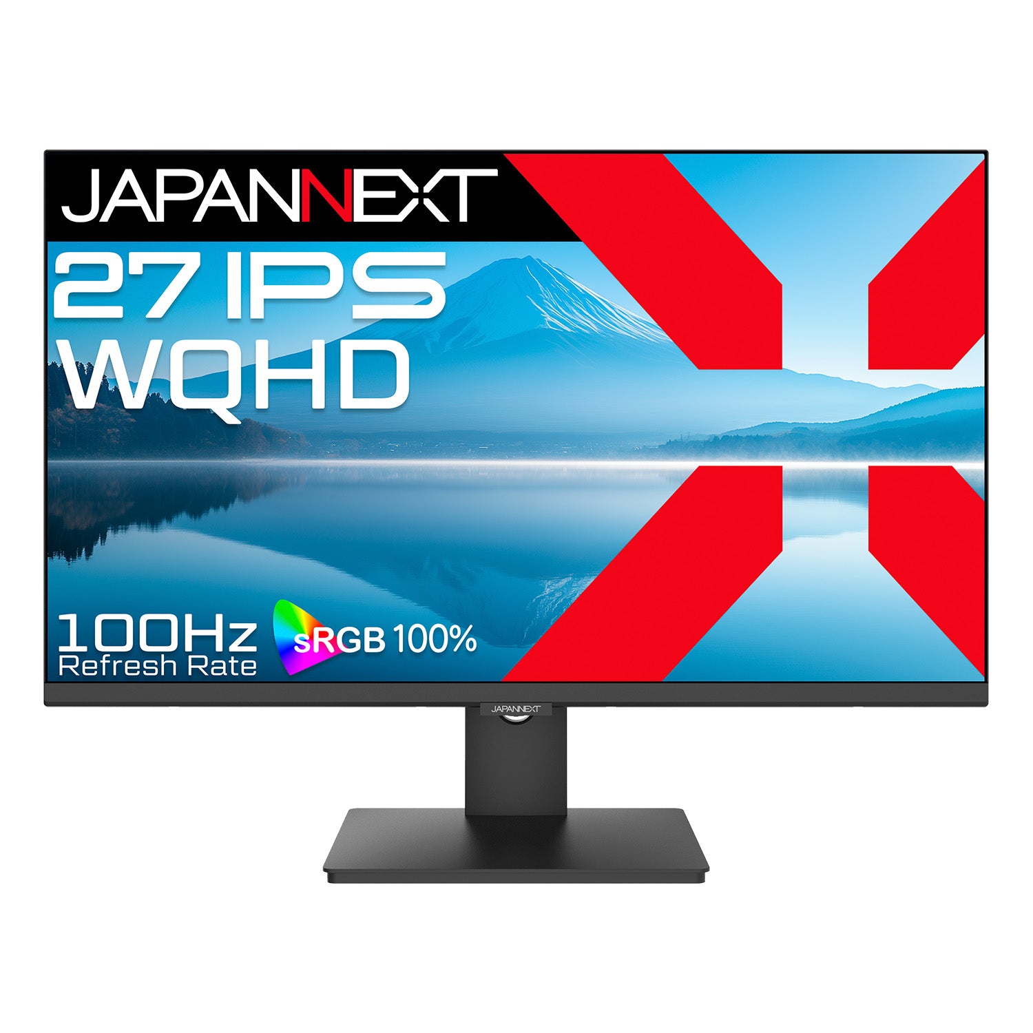 JAPANNEXT 27インチ IPSパネル搭載 WQHD(2560x1440)解像度 液晶