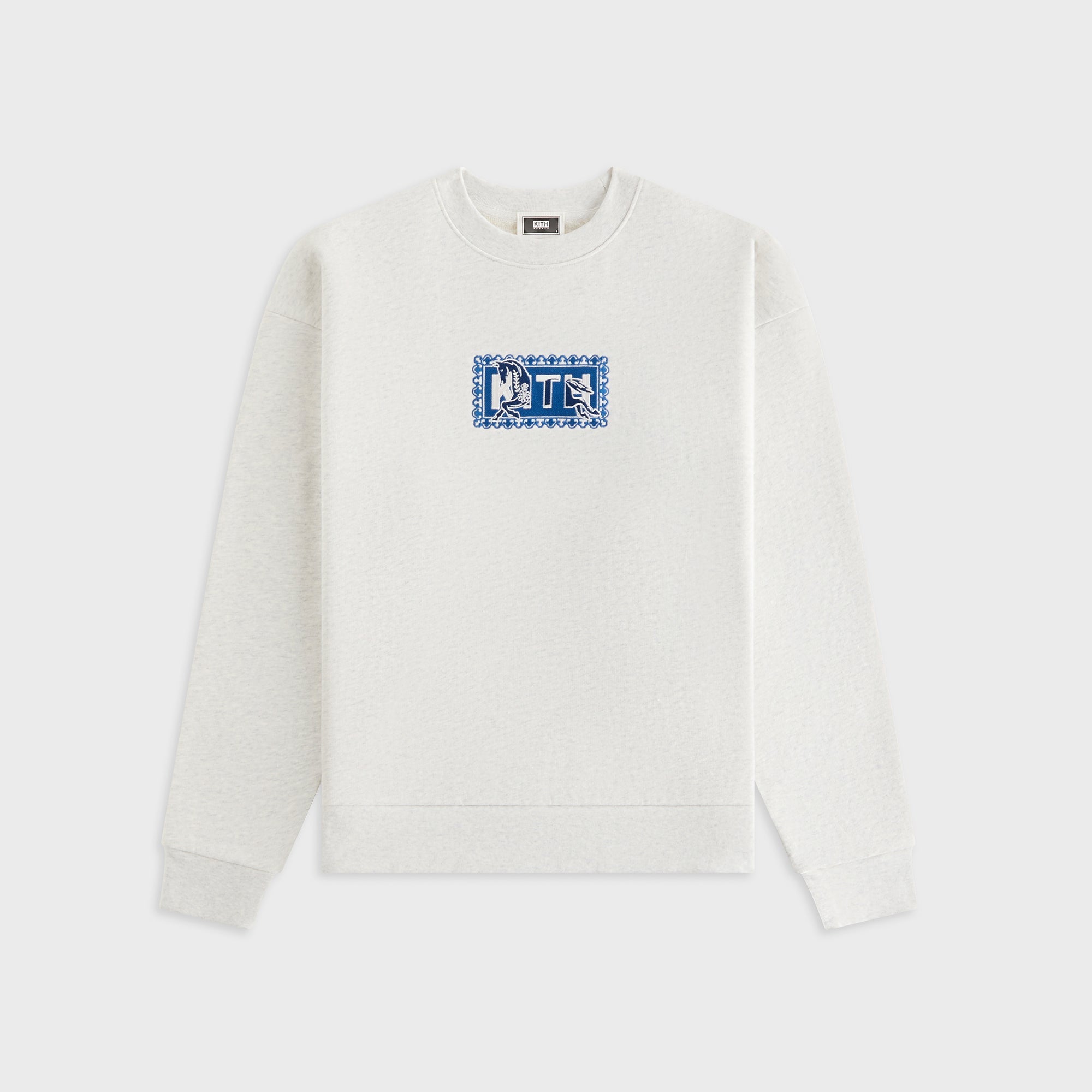 Kith Treats Year of the Horse Nelson Crewneck - Light Heather Grey