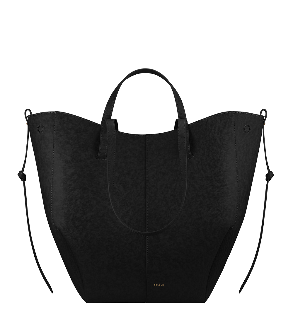Polène | バッグ - Cyme Tote - テクスチャード ブラック