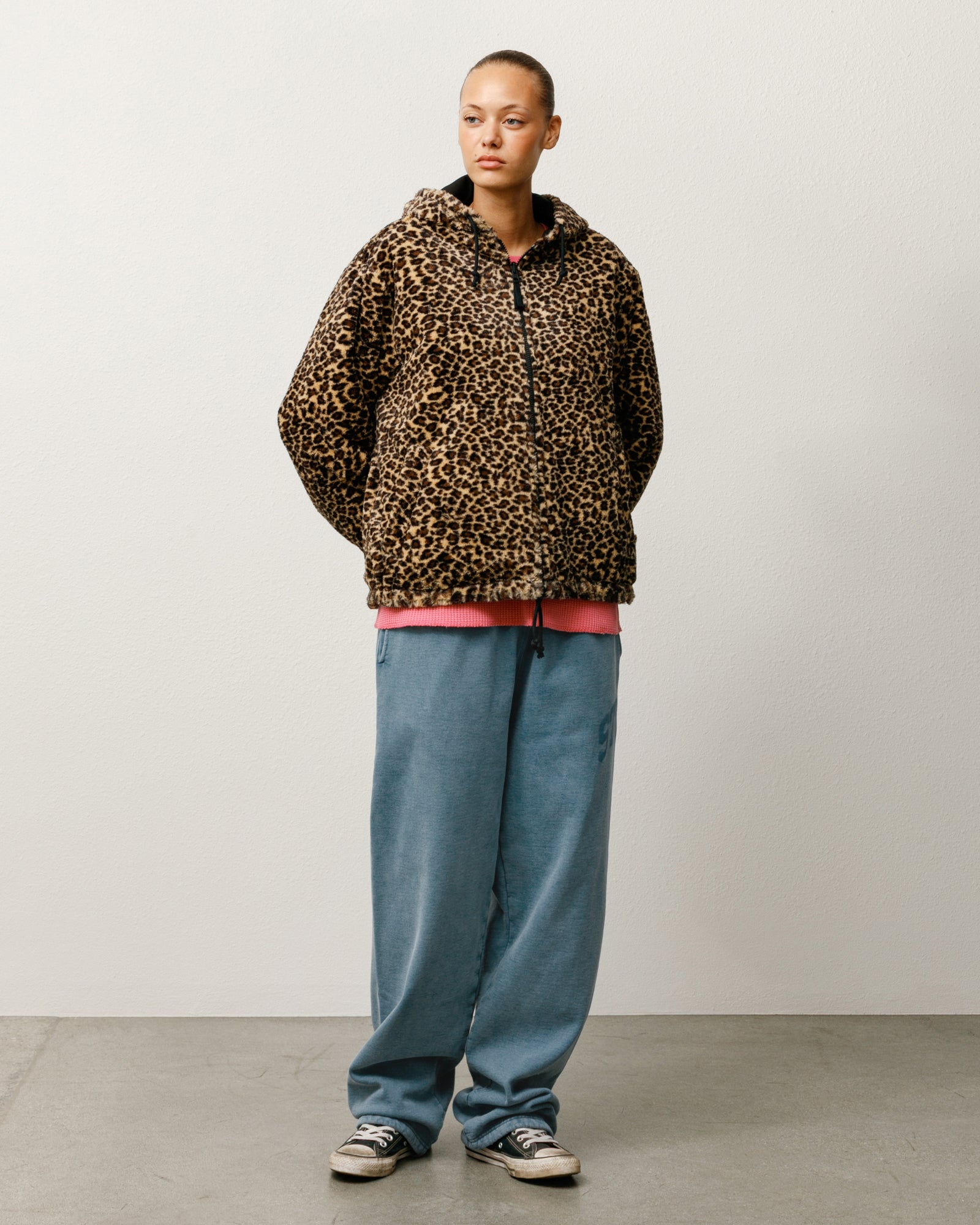 Reversible Hooded Jacket – Leopard | Outerwear | Stüssy Japan