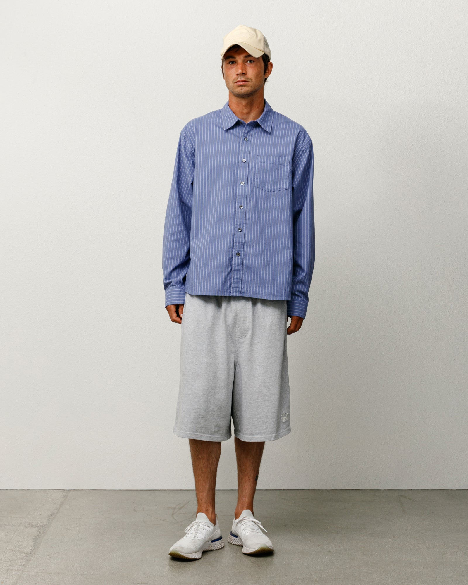 Jersey Short – Grey Heather | Bottoms | Stüssy Japan