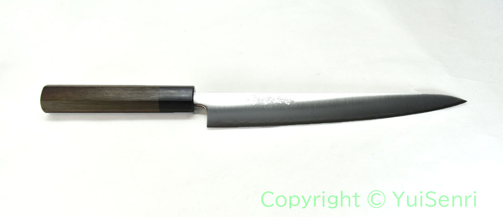 義弘《青紙スーパー》和筋引 240 mm【紫檀八角柄】 – YuiSenri