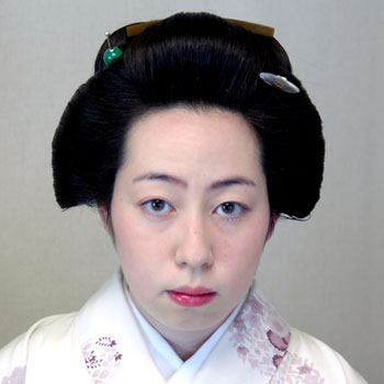 日本髪図鑑 014 銀杏返し