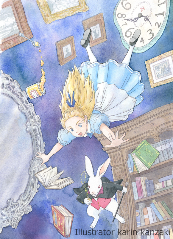 デザインフェスタご報告1☆不思議の国のアリスイラスト