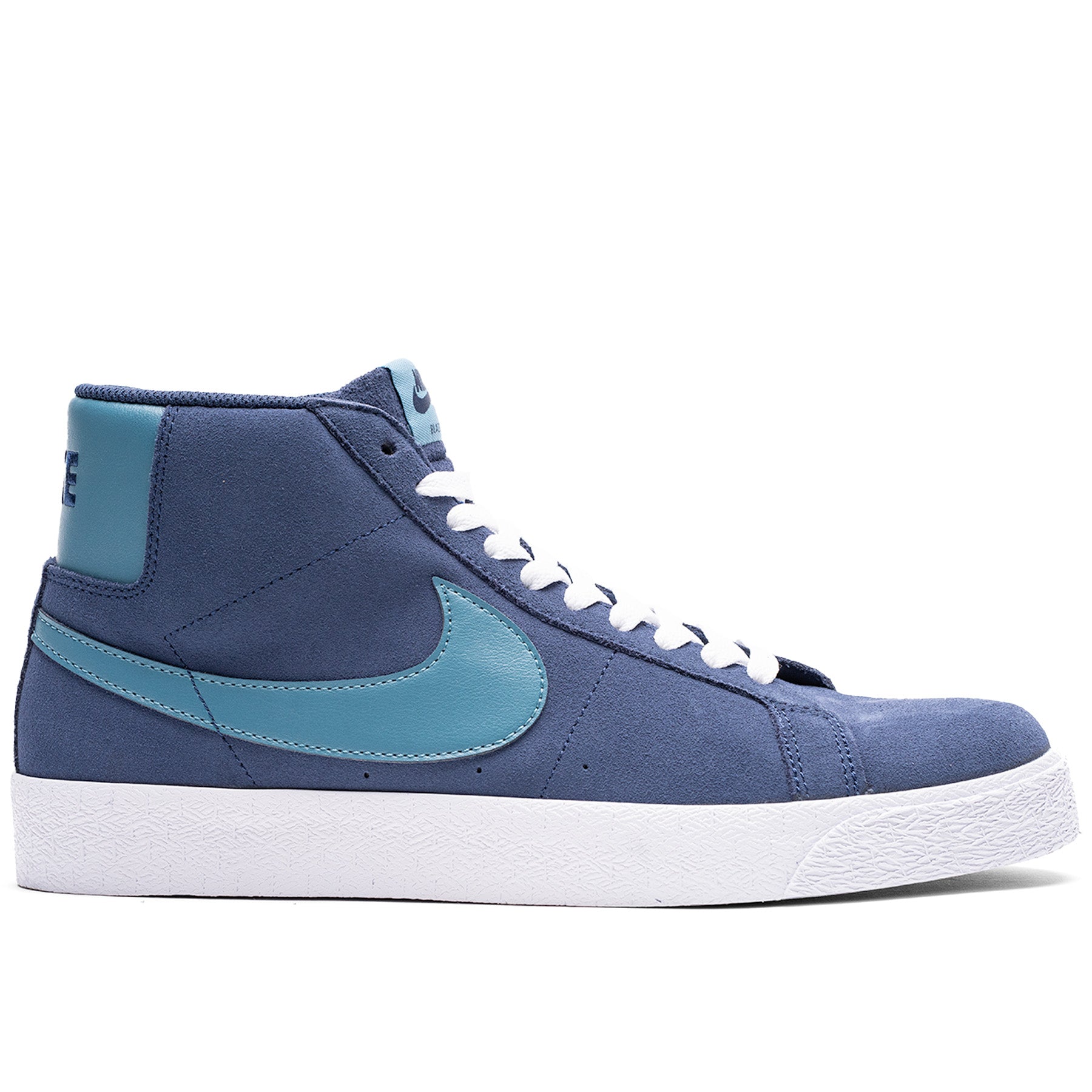 Nike SB Zoom Blazer Mid Navy Aqua FD0731-400 Skate Shoes | KCDC