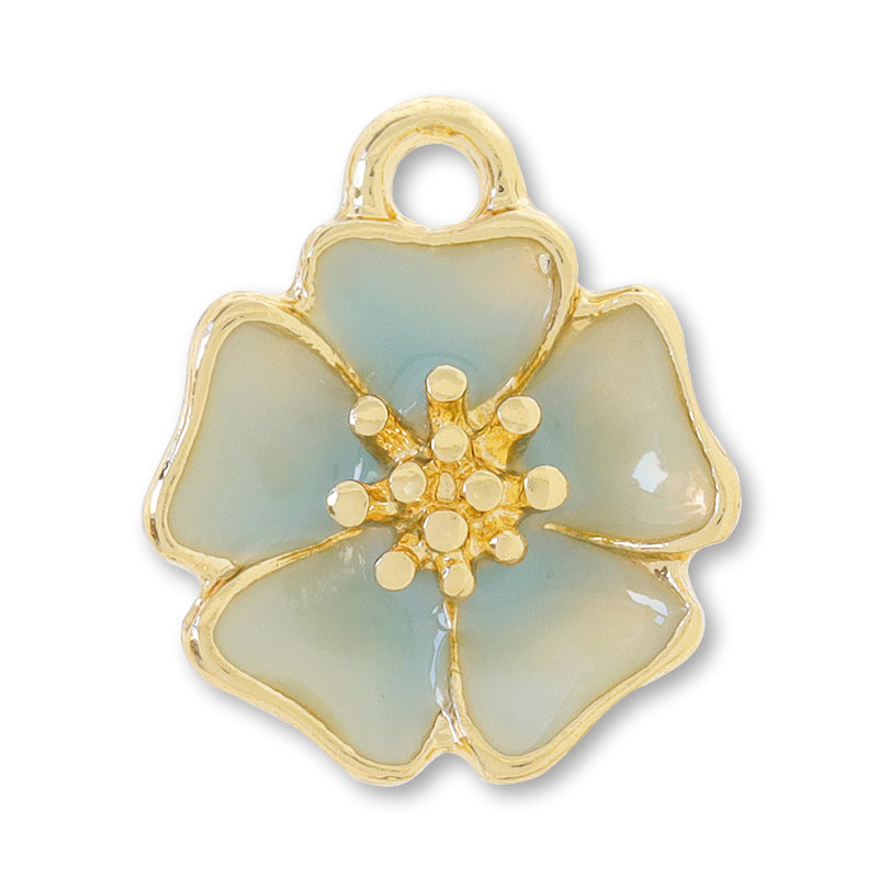 チャームフラワー ロサ エポ付 ミントグリーン/G – 貴和製作所