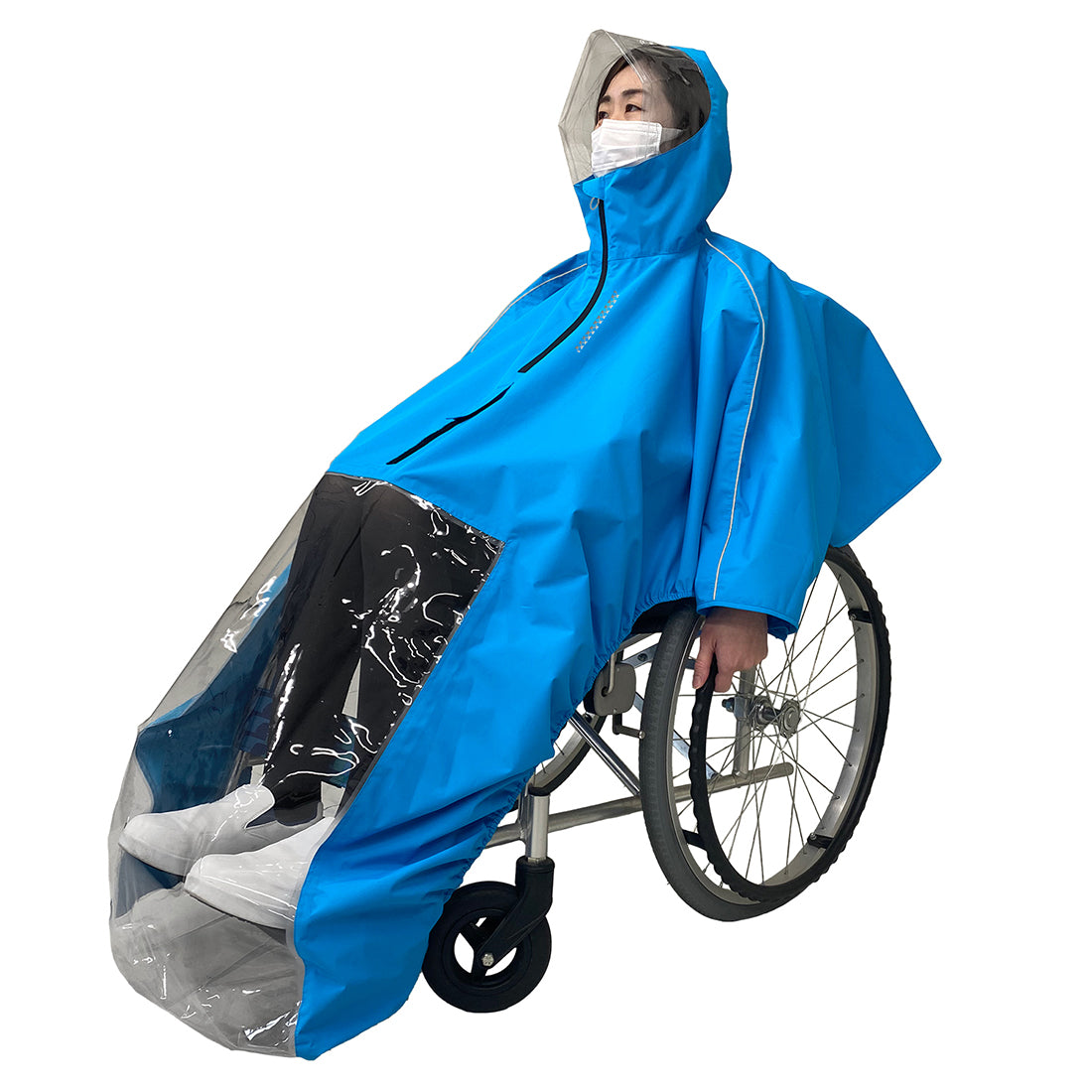 車いすレイン はおるっちゃ ポンチョ KS-002 – 弘進ゴム公式オンライン