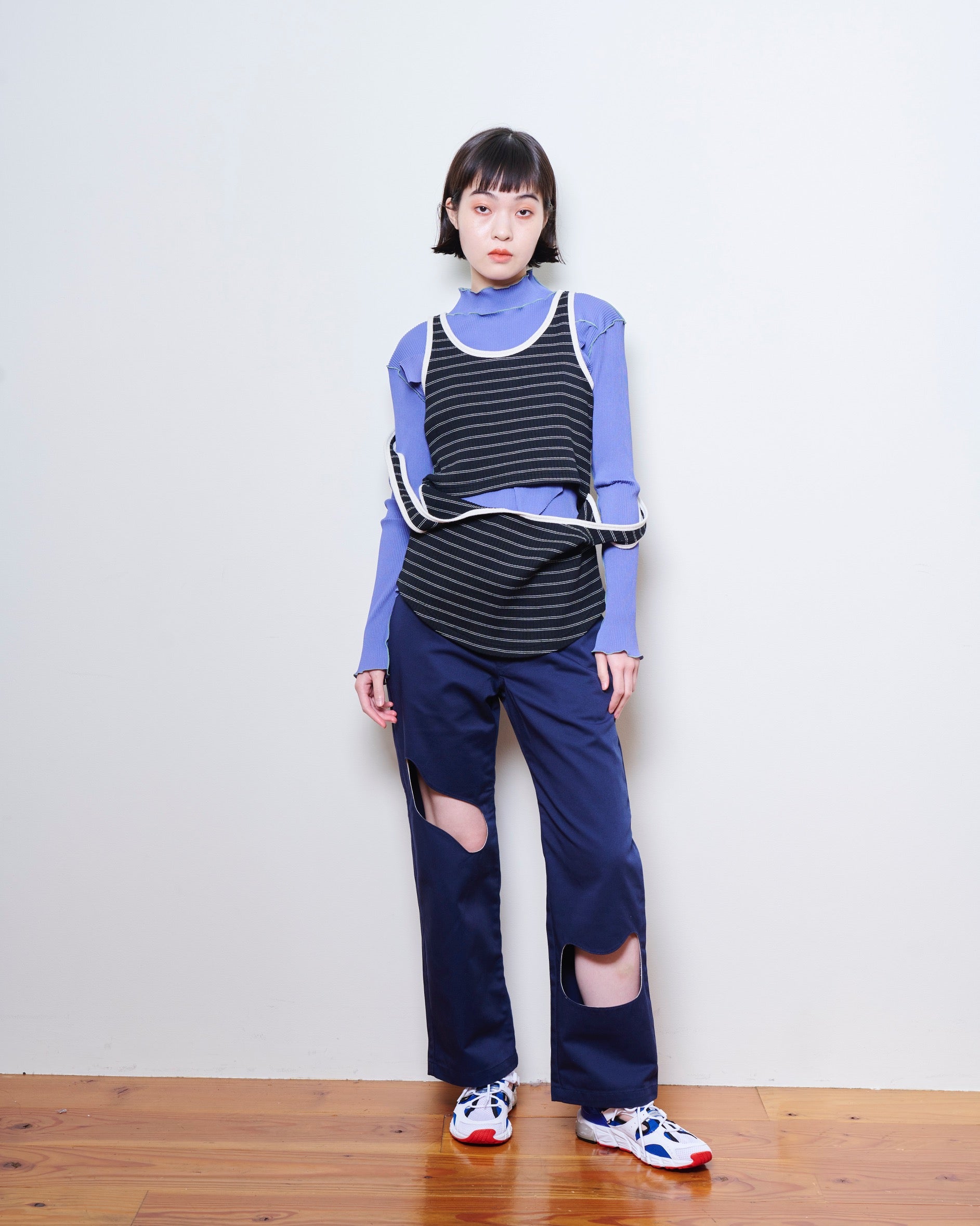 KT22S-DPT〈Peephole pants〉 NAVY – kotohayokozawa