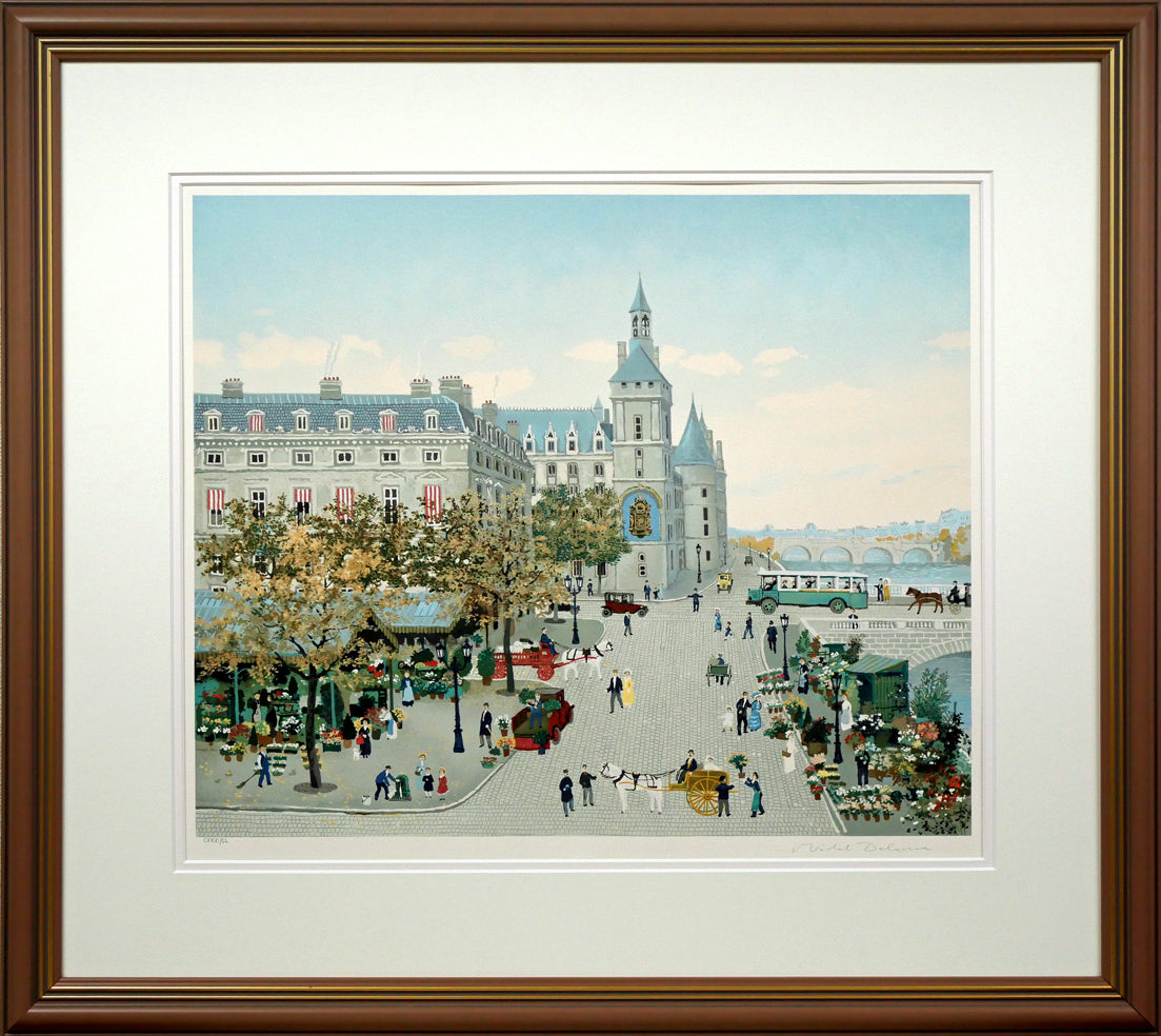 ミッシェル ドラクロワ（Michel DELACROIX）「花市場（フラワー