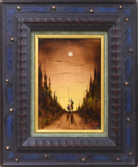 角浩「月光（ドンキホーテ）」油絵・SM 絵画買取・販売の小竹美術