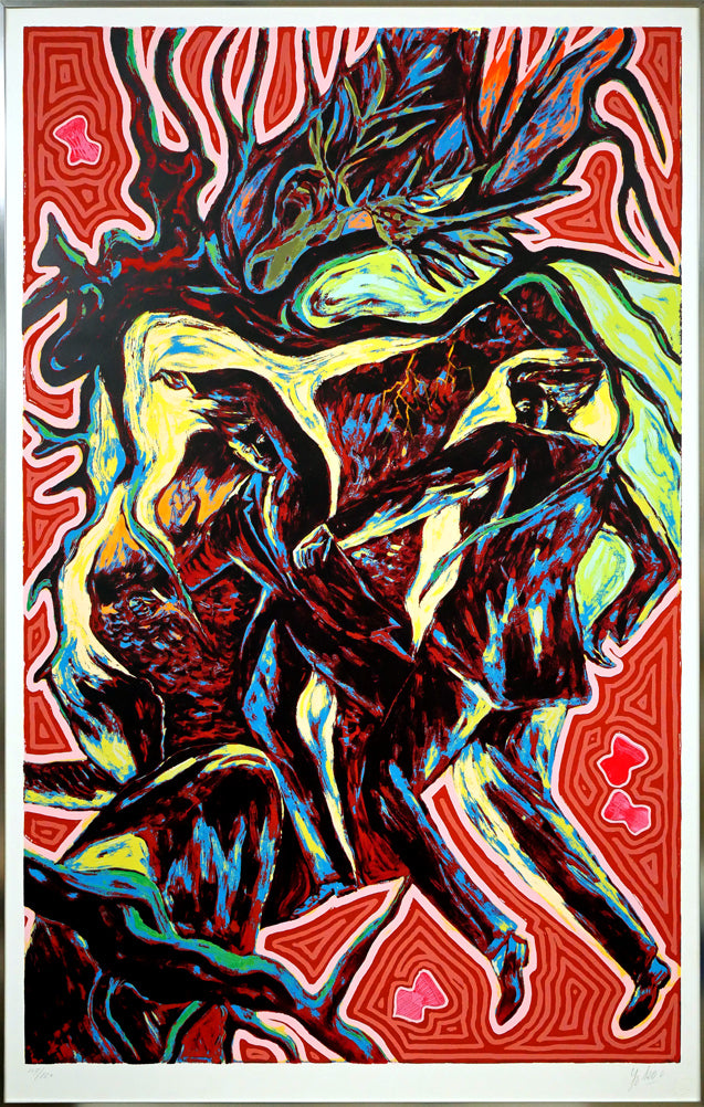 横尾忠則「予兆の刻Ⅲ（PRECOGNITION）」シルクスクリーン版画 絵画