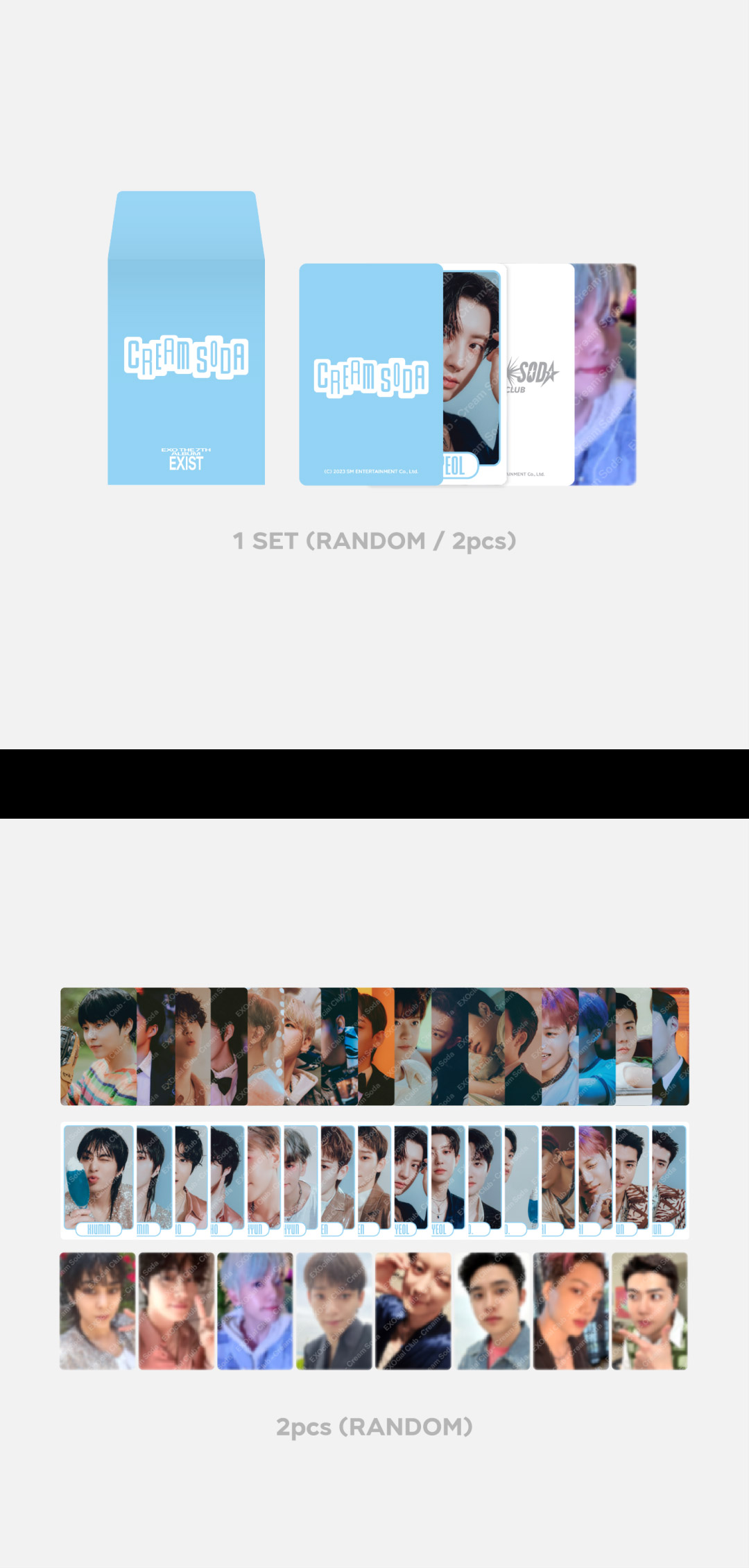 EXO EXOcial Club Cream Soda Official Merchandise - Random Trading