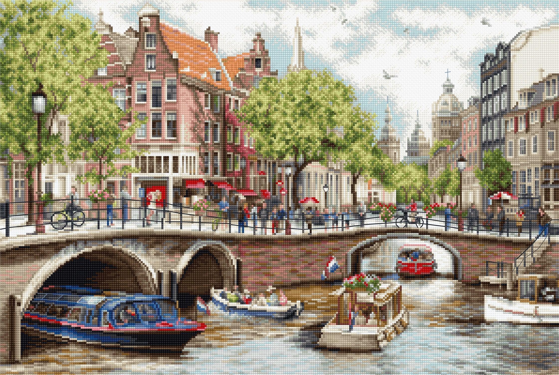 Cross Stitch Kit Luca-S - Amsterdam, BU5005