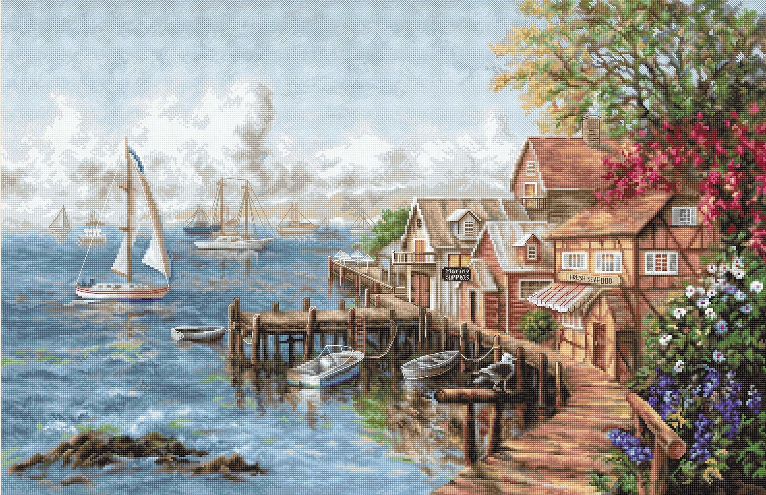 Cross Stitch Kit Luca-S - Mariner's Haven, B2405