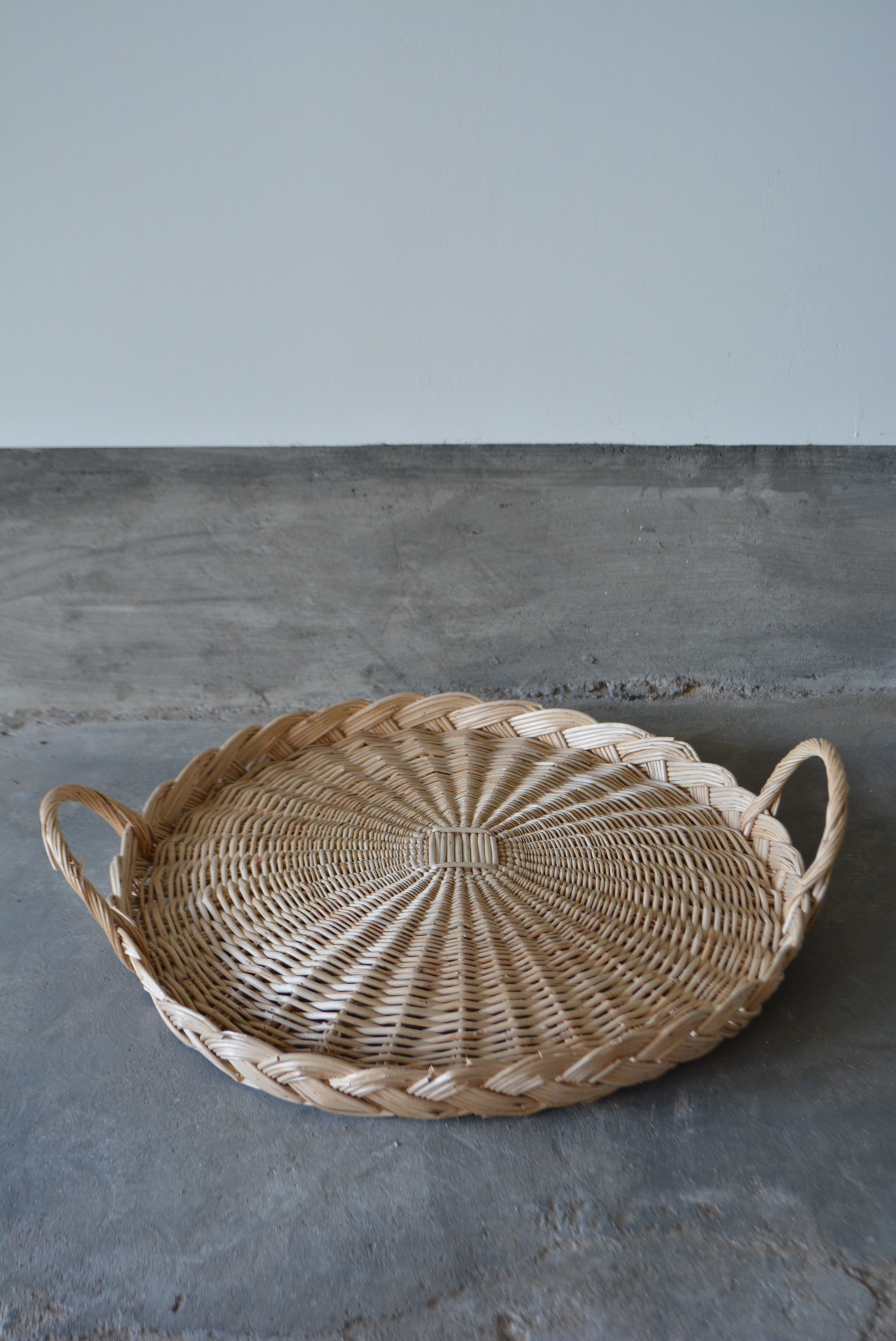 ラタン パニエ フレンチバスケット F 藤/フランスブロカント