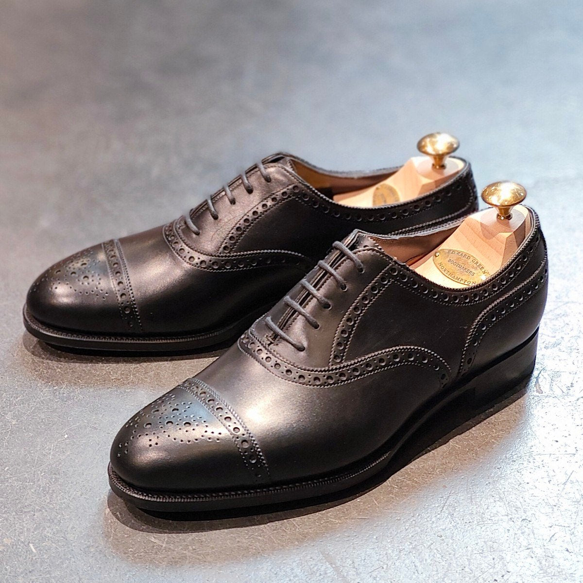 新品未使用【EDWARD GREEN】エドワードグリーン カドガン セミブローグ