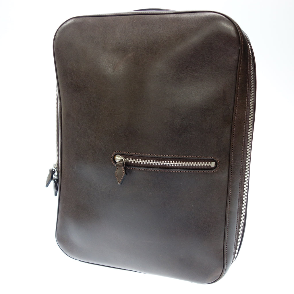 万双】万双 ビジネスリュック レザー 双鞣和地 ブラウン系 – LASTLAB