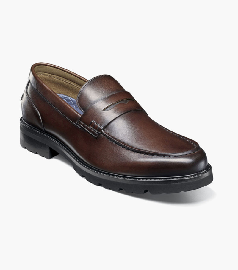 Renegade Moc Toe Penny Loafer-Brown | Florsheim – Large Feet