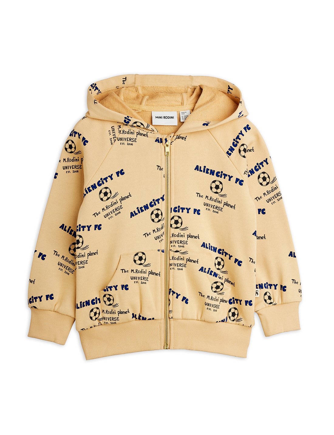 mini rodini] Alien City FC aop zip hoodie – Les Quatre Cents Coups