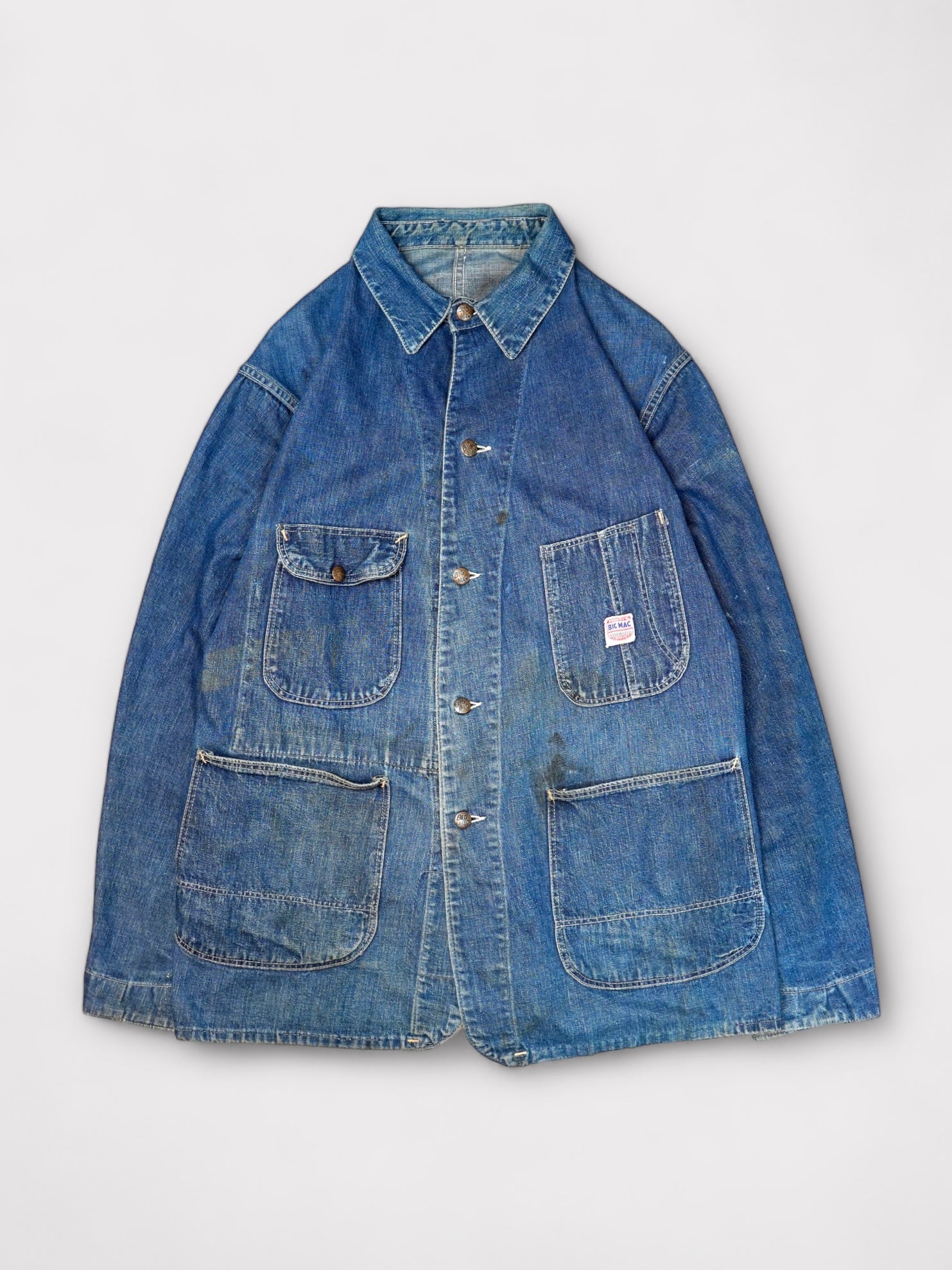 40's BIG MAC Denim coverall ww2 made in USA【42】ビックマック 大戦