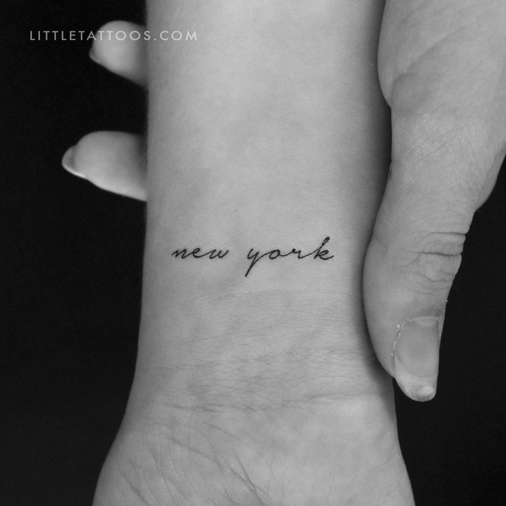 New York Temporary Tattoo - Set of 3 – Temporary Little Tattoos