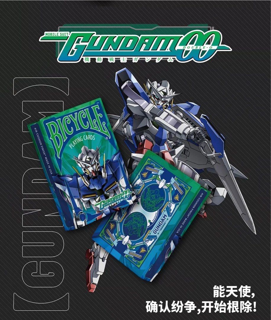 Bicycle Gundam 00 Playing Cards – Little Wood