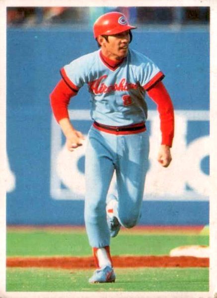 山本浩二・プロ野球カード（ミニカード・画像）広島東洋カープ