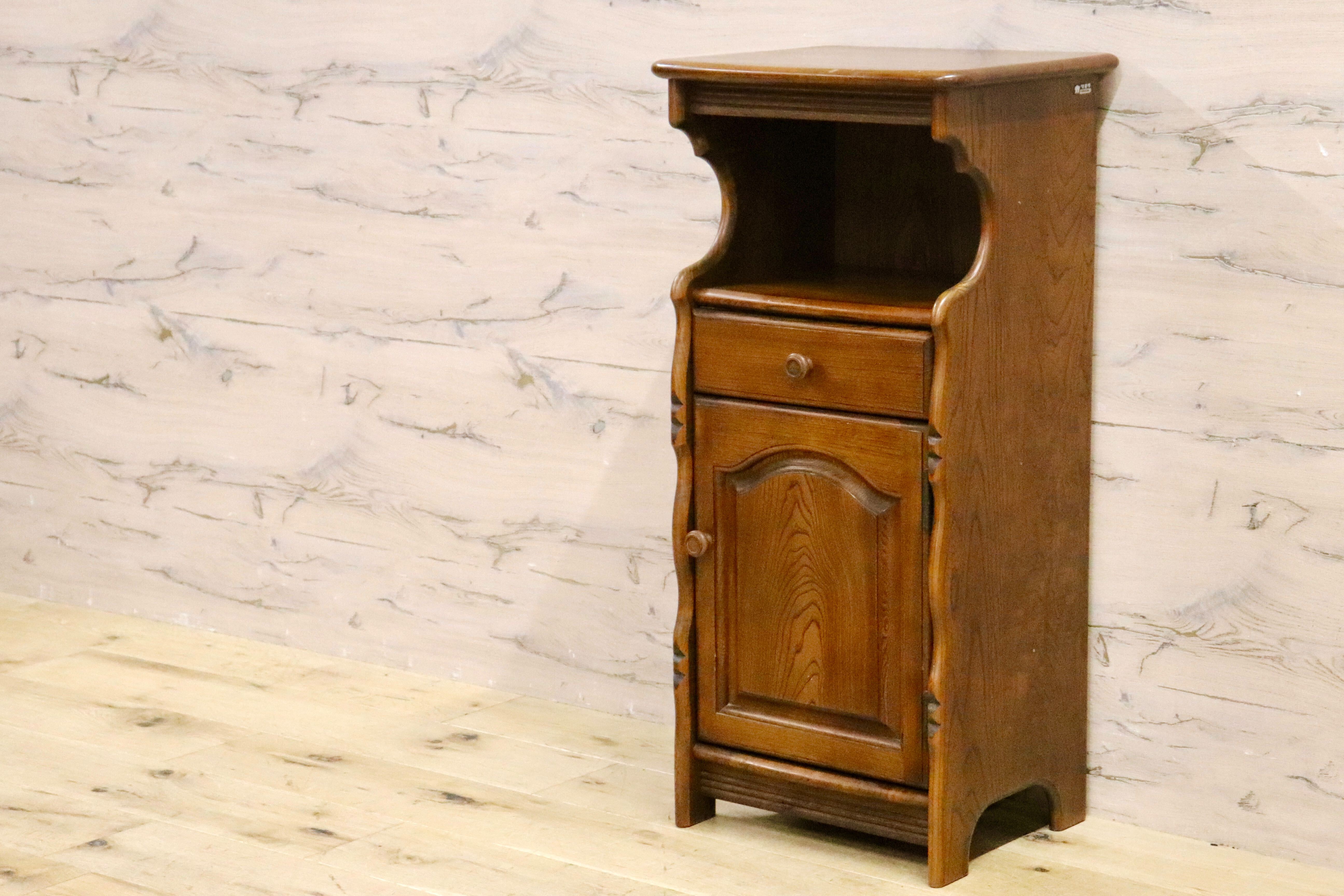 美品】Karimoku カリモクコロニアル 電話台 サイドキャビネット