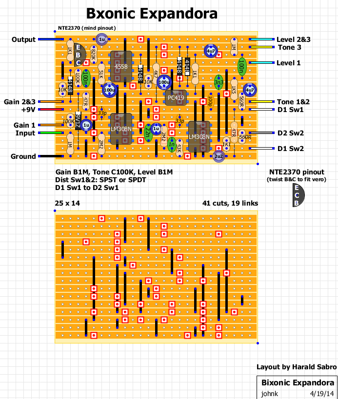 Booster, OD, Fuzz, Distortion - Bixonic Expandora OD/Fuzz