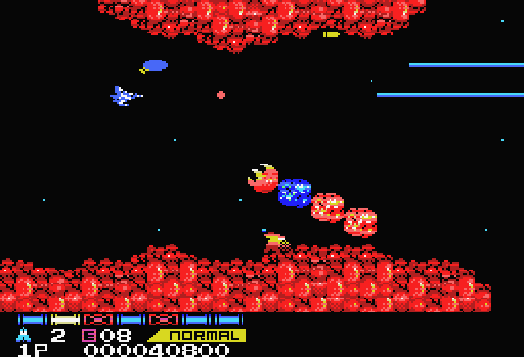 沙羅曼蛇 for MSX (C)1987 コナミ