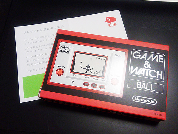 30年ぶりに復刻！「ゲーム＆ウオッチ ボール」がクラブニンテンドー