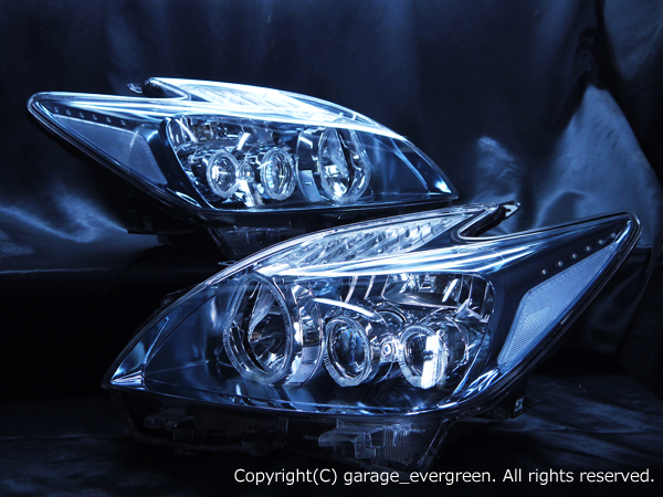 トヨタ ZVW30系 プリウス 前期 純正LEDロービーム車用 純正ドレス