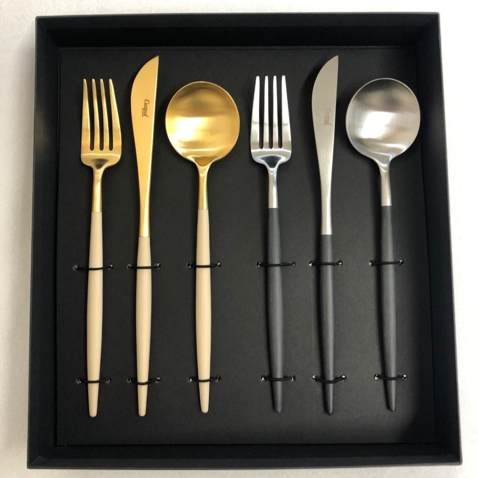 クチポール GOA ブラック ゴールド ディナー3種×各2 6本セット