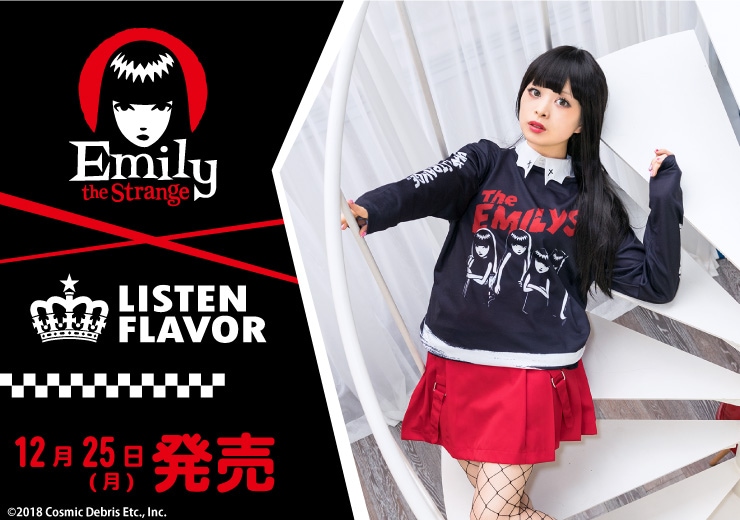 LISTEN FLAVOR OFFICIAL ONLINE SHOP】｜Emily the Strange｜LISTEN