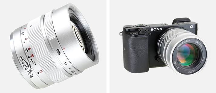 中一光学 SPEEDMASTER 35mm F0.95 II 単焦点レンズ シルバー | 焦点