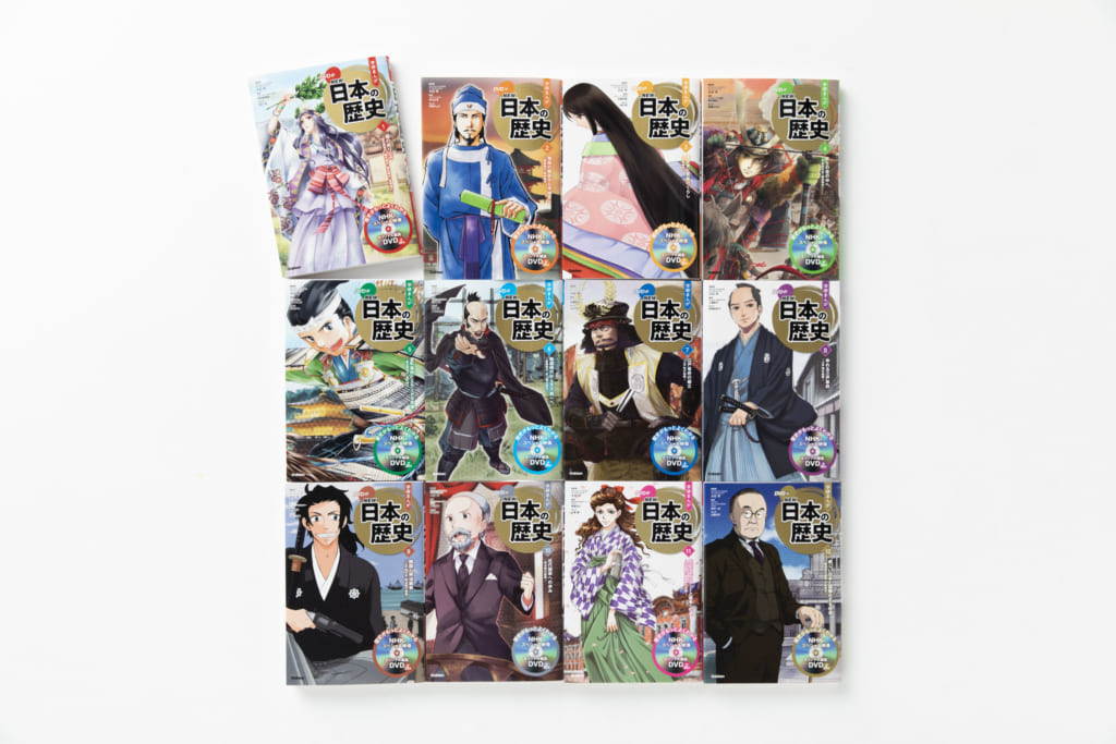 歴史まんが史上初のDVD付き！『DVD付 学研まんが NEW 日本の歴史』初回