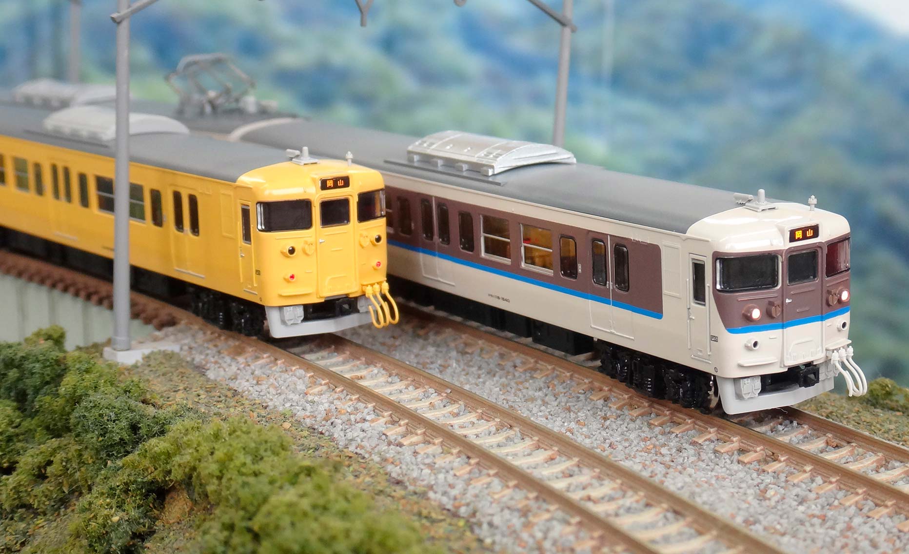 115系1000番台30N体質改善車に懐かしの岡山更新色が登場!! « GM通信