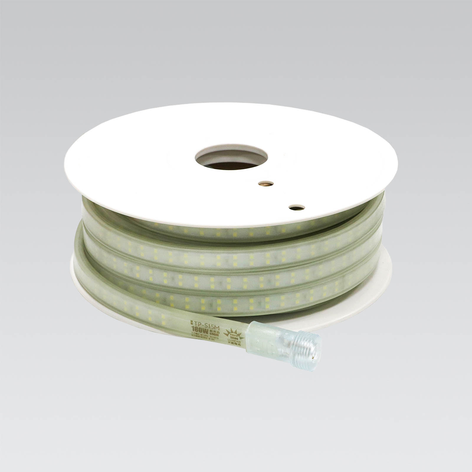 LED ロープライト 15m 片面発光 180W 13500lm TP-S15M | LED照明製造