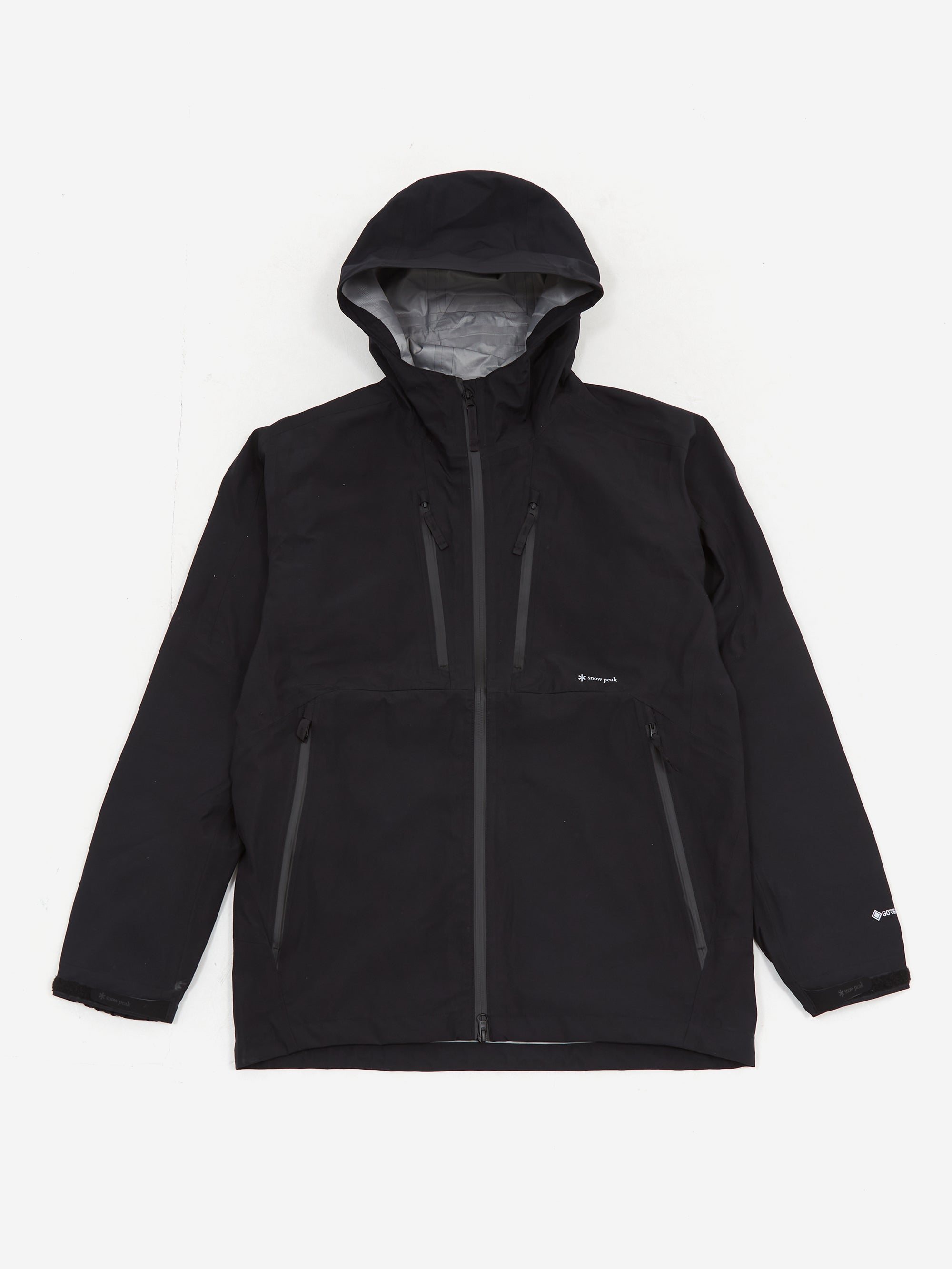 Snow Peak Gore-Tex Rain Jacket - Black – Goodhood