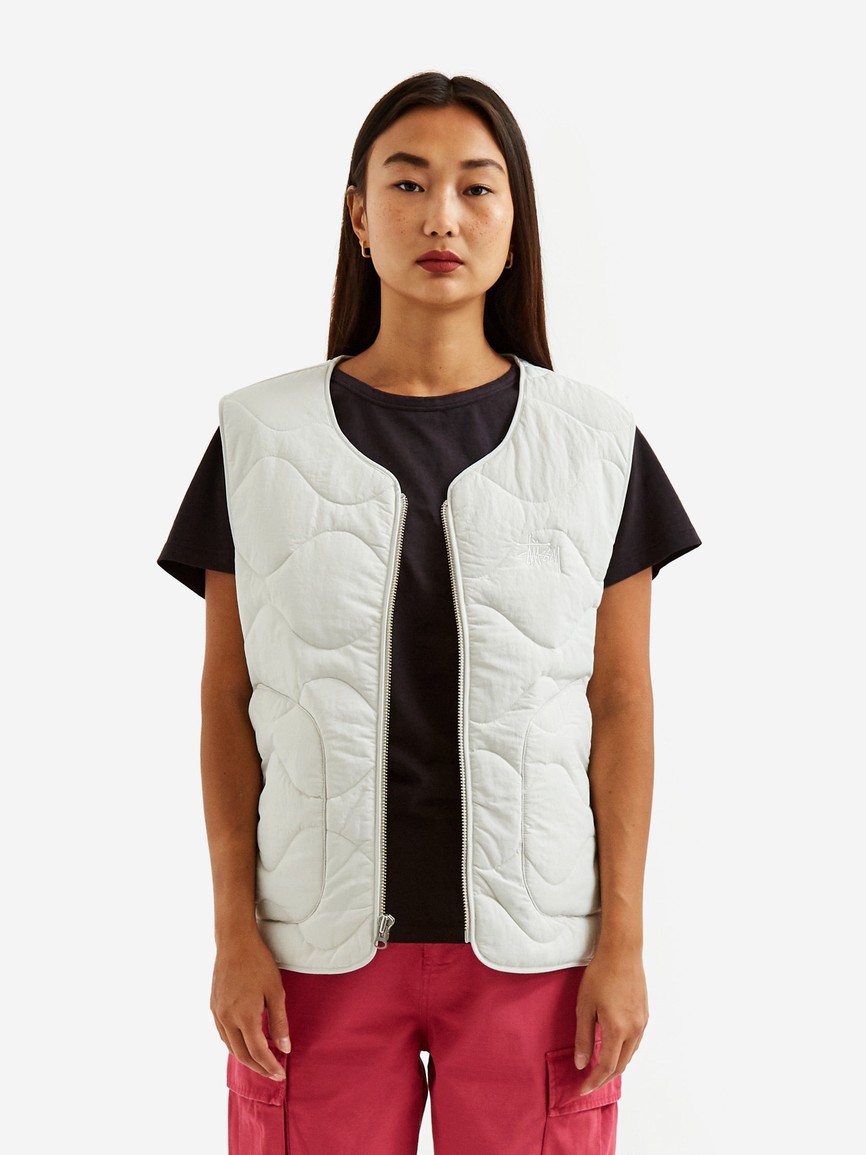 Stussy Recycled Nylon Liner Vest W - Bone – Goodhood