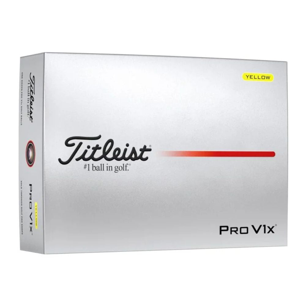Titleist Pro V1x Golf Balls Yellow (1 Dozen) 2025 – GolfDirectNow.com