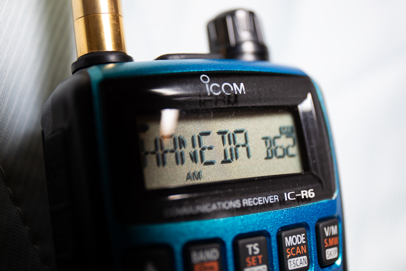 最も初歩的なIC-R6を使ったエアバンド受信方法です！ | MGT Greenjet