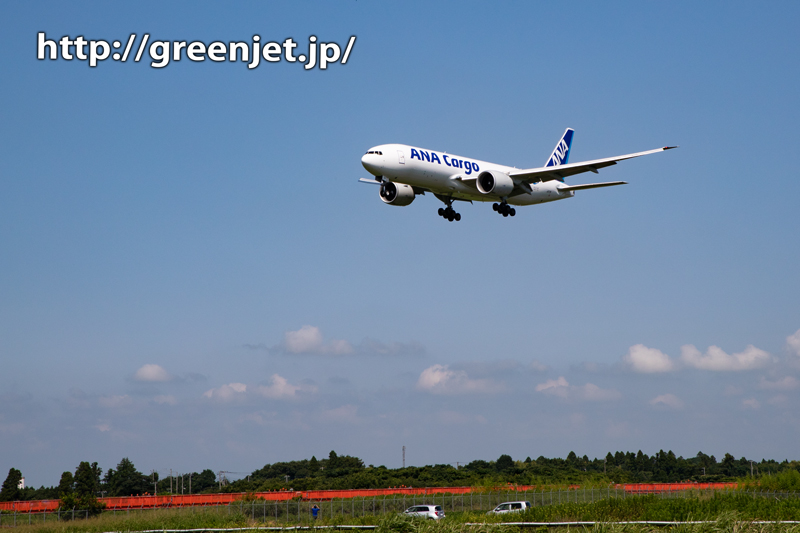 ANAカーゴのB777Fを成田で捉える！ | MGT Greenjet 飛行機撮影記