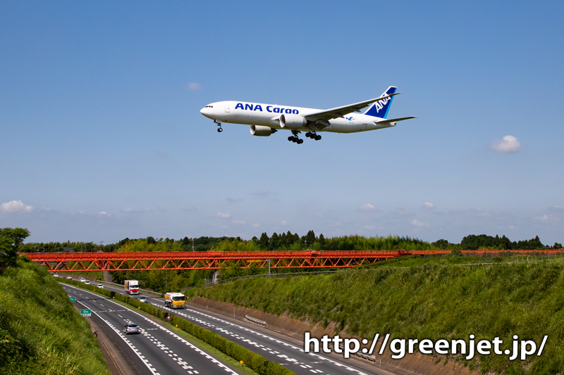ANAカーゴのB777Fを成田で捉える！ | MGT Greenjet 飛行機撮影記