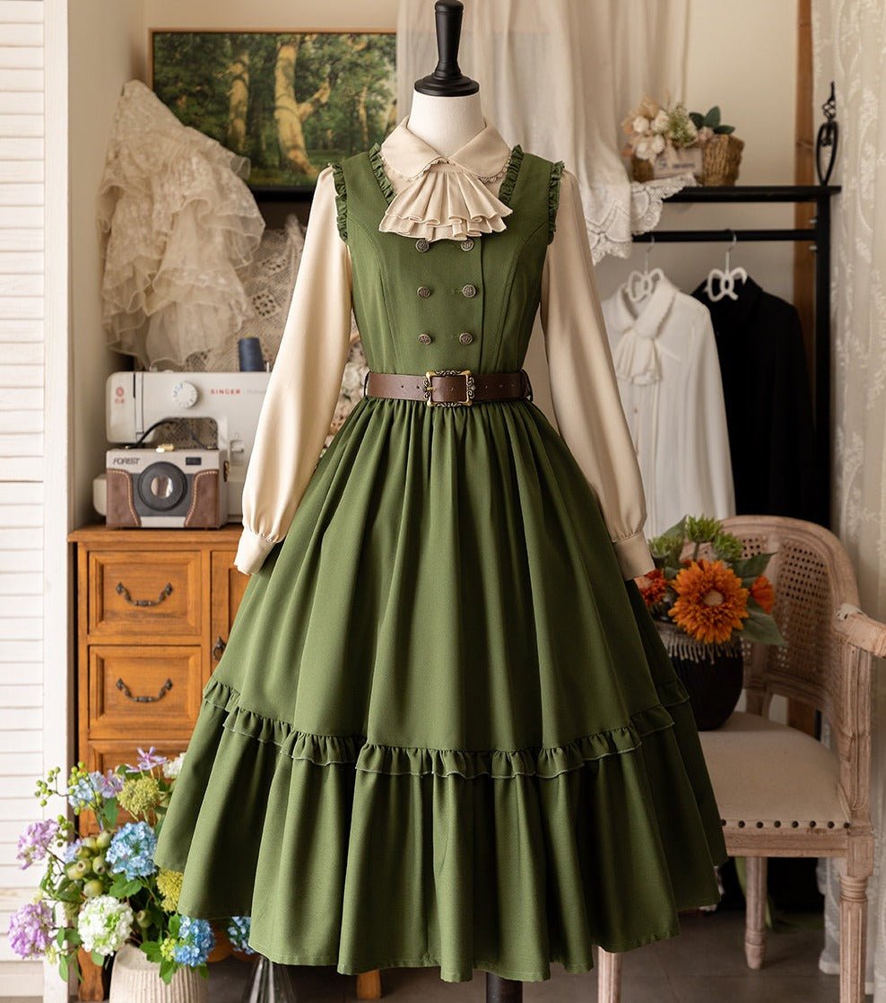 Forest Wardrobe クラシカルジャンパースカート 貴族風 （フォレスト