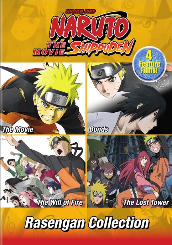 Naruto the Movie: 1-4 (Box Set) [DVD] – GRUV Entertainment