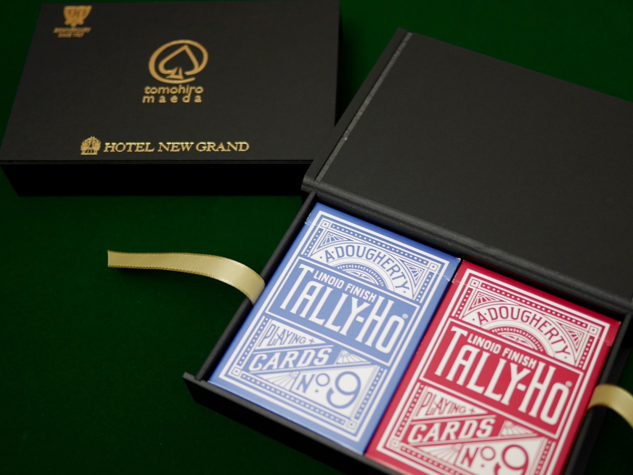 タリホー 青 ゴールドフレーム 前田知洋モデル タリホー 青 ゴールド