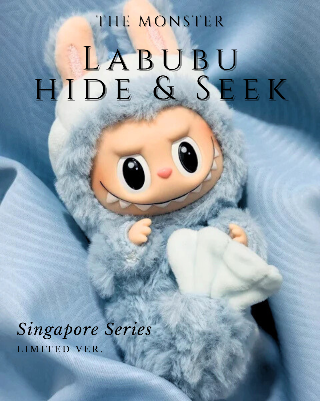 LABUBU HIDE AND SEEK IN SINGAPORE SERIES-Vinyl Plush Doll Pendant