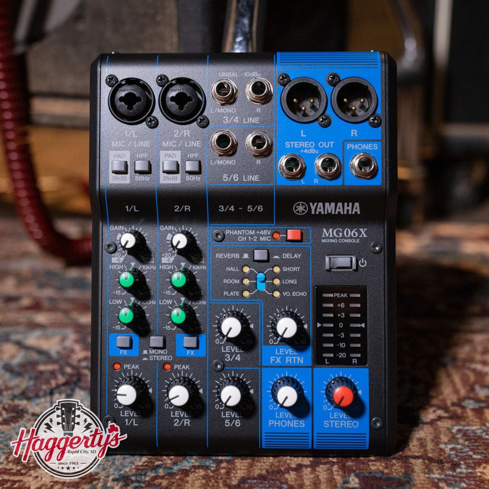 Yamaha MG06X 6-Channel Analog Mixer with Effects & USB Interface